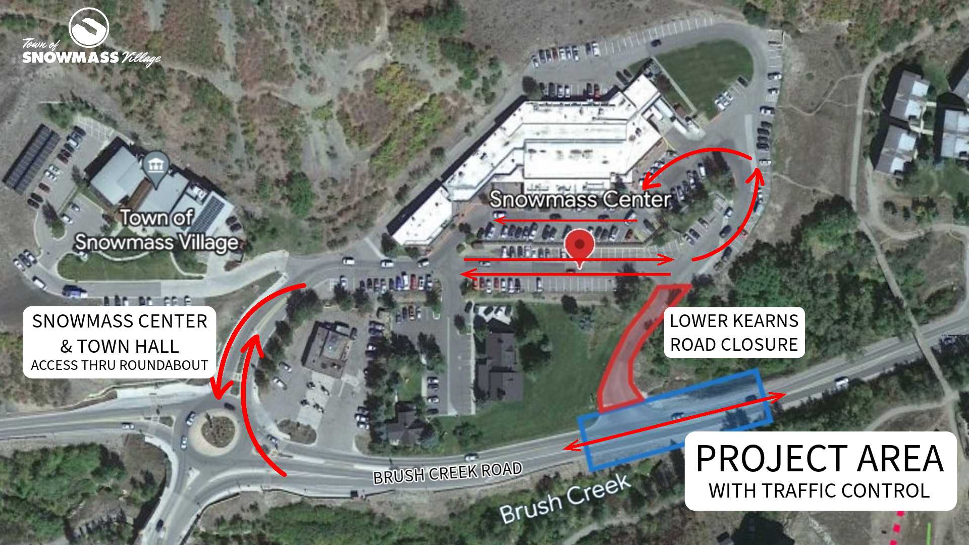 Lower Kearns Road Culvert Project Map 082823