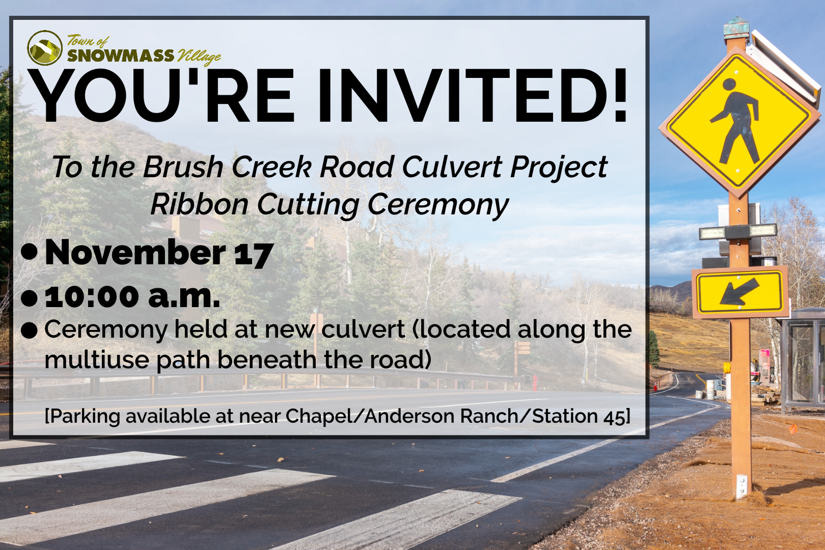 Culvert Ribbon Cutting